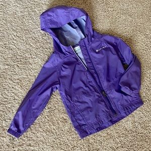 Girls' Toddler Switchback II Rain Jacket (Purple)